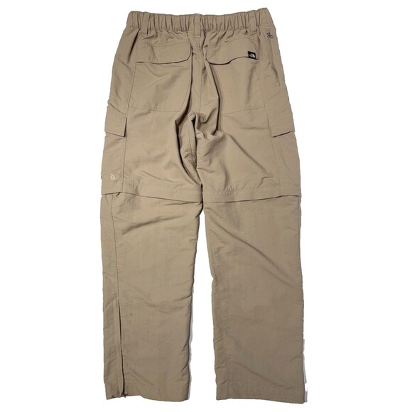 The North Face Nylon Convertible Cargo Hiking Pants Shorts Khaki Men's M (A2) - Picture 3 of 15